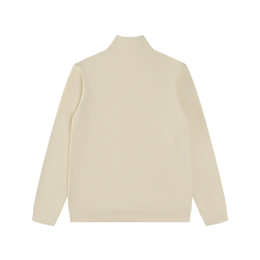 P230 #R97 Ralph lauren twelve-color embroidered pony logo half-zip high-neck long-sleeved knitted sweatshirt. The same style for men and women. The new half-zip sweatshirt for couples to wear in autumn is here! This kind of sweatshirt is really popular this year, even more popular than the hooded sweatshirt. Open the zipper and it can be used as a large lapel, which makes it more fashionable. The color of the classic design of the little war horse on the chest is matched with the embroidery. The simple zipper design echoes the brand logo, so you don’t need to match too much. The sweater version is loose enough! The fabric is custom-woven and dyed 100 cotton. 320g high gram weight 100% cotton knitted cotton with a certain thickness. The fabric is soft and comfortable, and the three-dimensional fabric is full of texture. The stitching is three needles and five threads, which is beautiful and strong. The pattern is also good. Although it is loose, it does not look bulky! - It is not a popular color scheme on the street. The color is pure and highly recommended. The upper body has a particularly high rate of turning heads. Loose style. Big drop shoulder OS style. Same style for men and women. Couple wear. Versatile and practical! Color: Gray, navy, khaki, green label, oatmeal brown label, apricot, black, army green, burgundy, pink, dark gray, light blue, white. Size: S M L XL Length: 70/72/74/76 Bust: 53.5/55.5/57.5/58.5 Shoulder width: 44/45/46/47 Sleeve length: 61/62/63/64